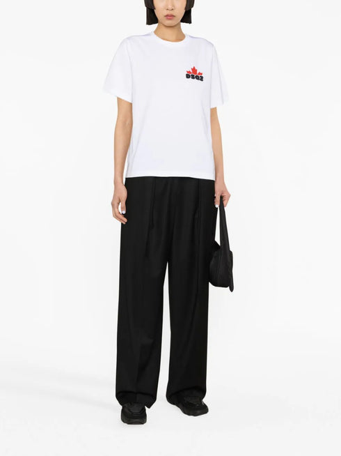 logo-print cotton T-shirt
